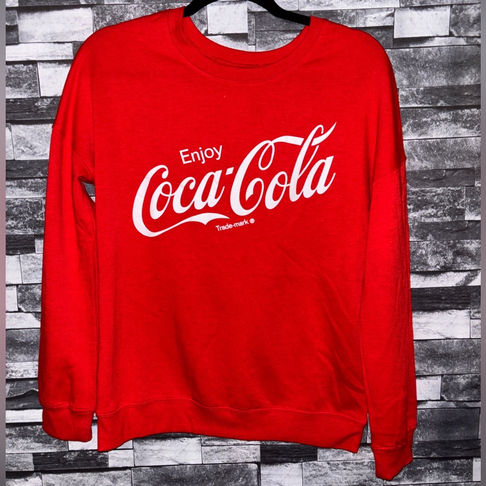 Coca Cola Classic Red Women's Crew Neck Sweater